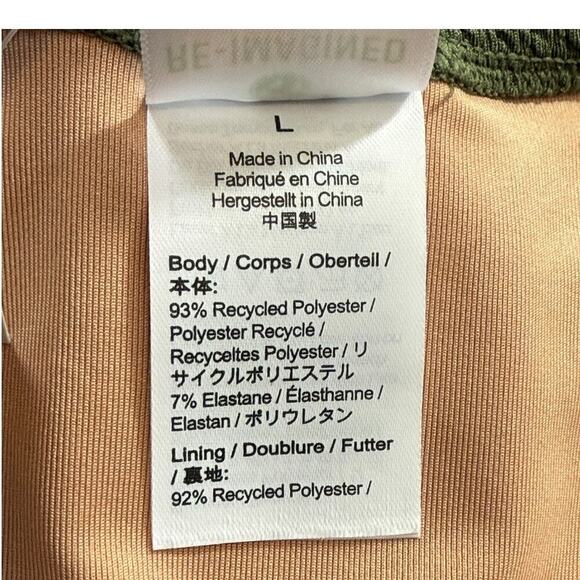 NEW J. Crew Women’s Large Green Textured Curved-waist Cheeky Bikini Bottom NWT - Picture 4 of 5